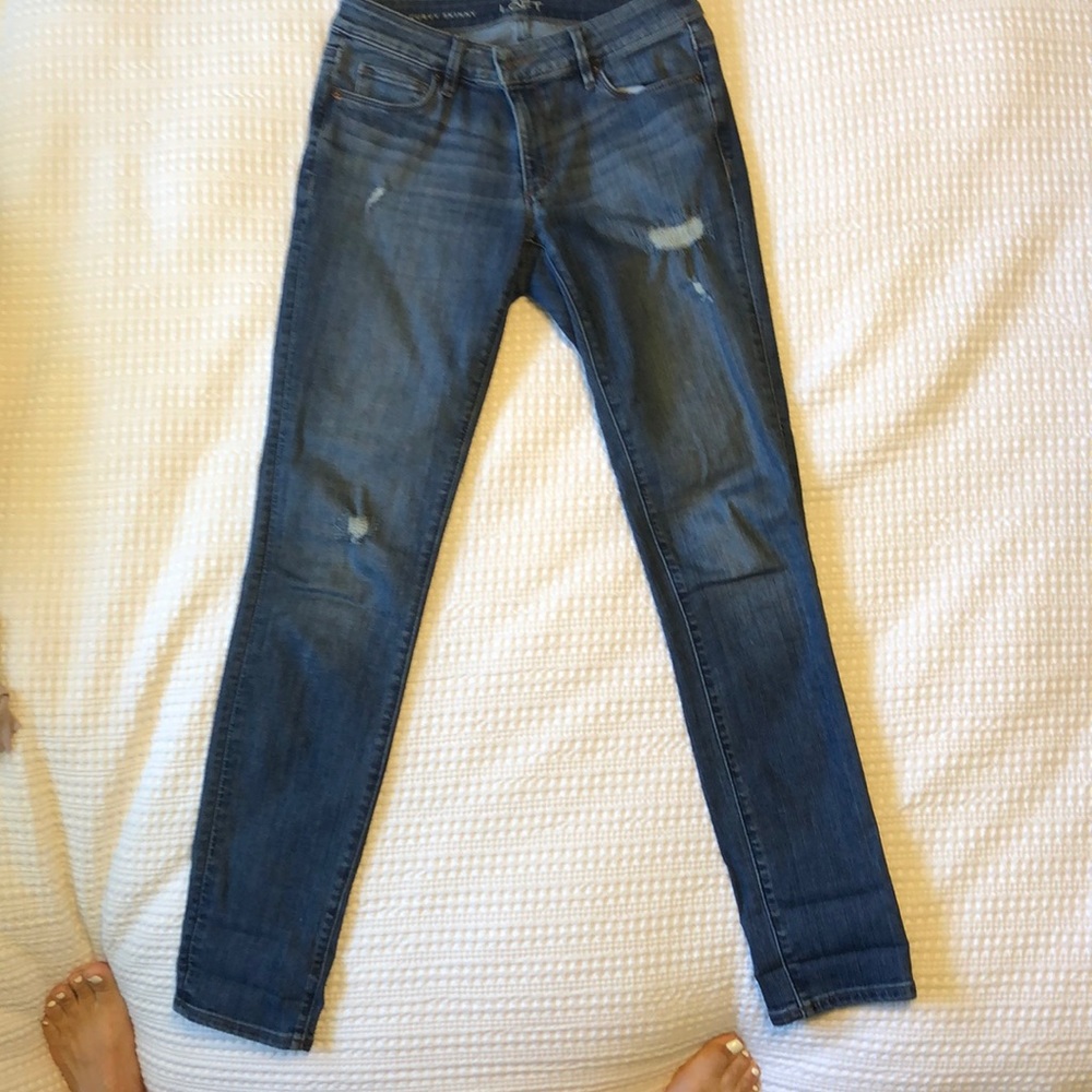 Loft curvy skinny jeans
